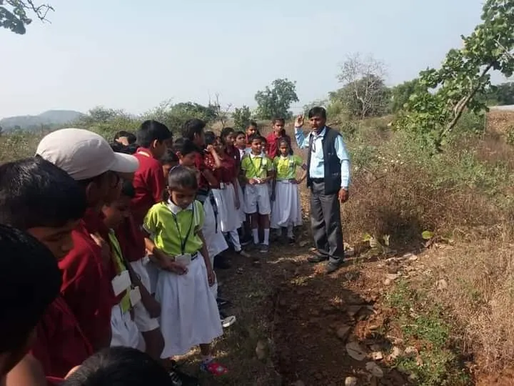 A nature trail for students during a nature camp.